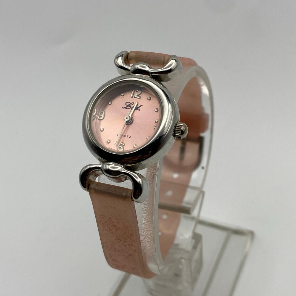 LTD Vintage Y2K Pink Rubber Strap Ladies Wristwatch - Excellent